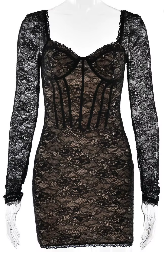 Vestito Nero “Southside” – Eleganza che osa